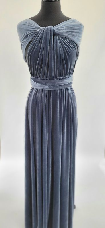 Knytekjole, Dusty blue