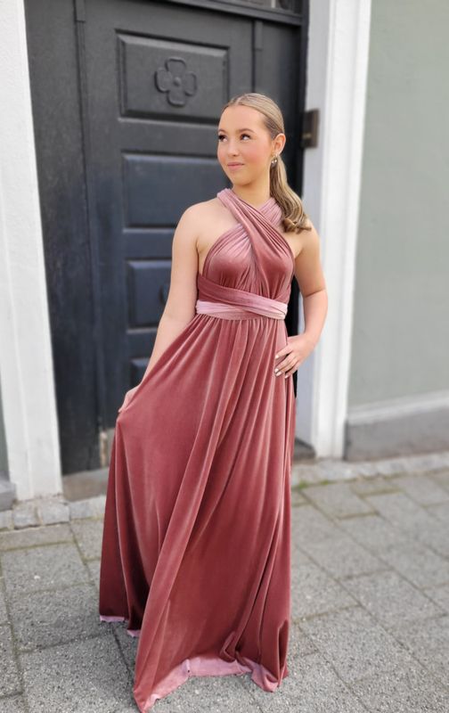 Knytekjole Dusty rose